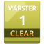 master 1 clear
