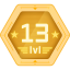 Reached level 13