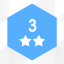 Level 3: 2 stars